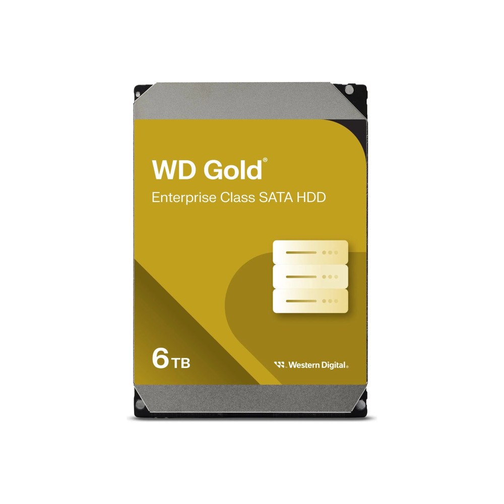WD Gold WD6004FRYZ - Disco rigido - Aziendale - 6 TB - interno - 3,5" (8,9 cm)